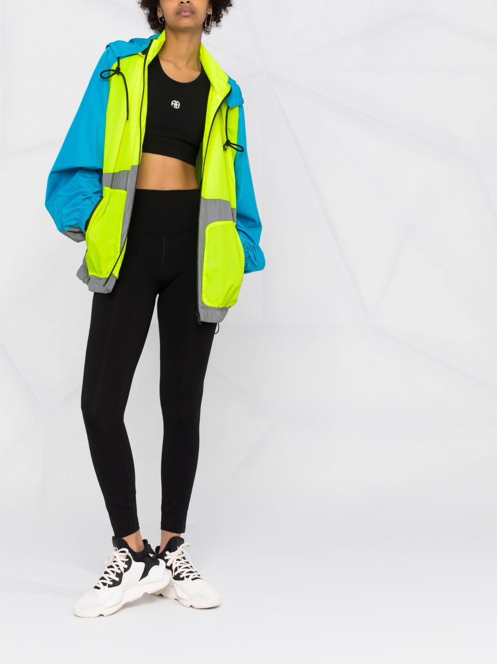 logo-print sports bra - 2