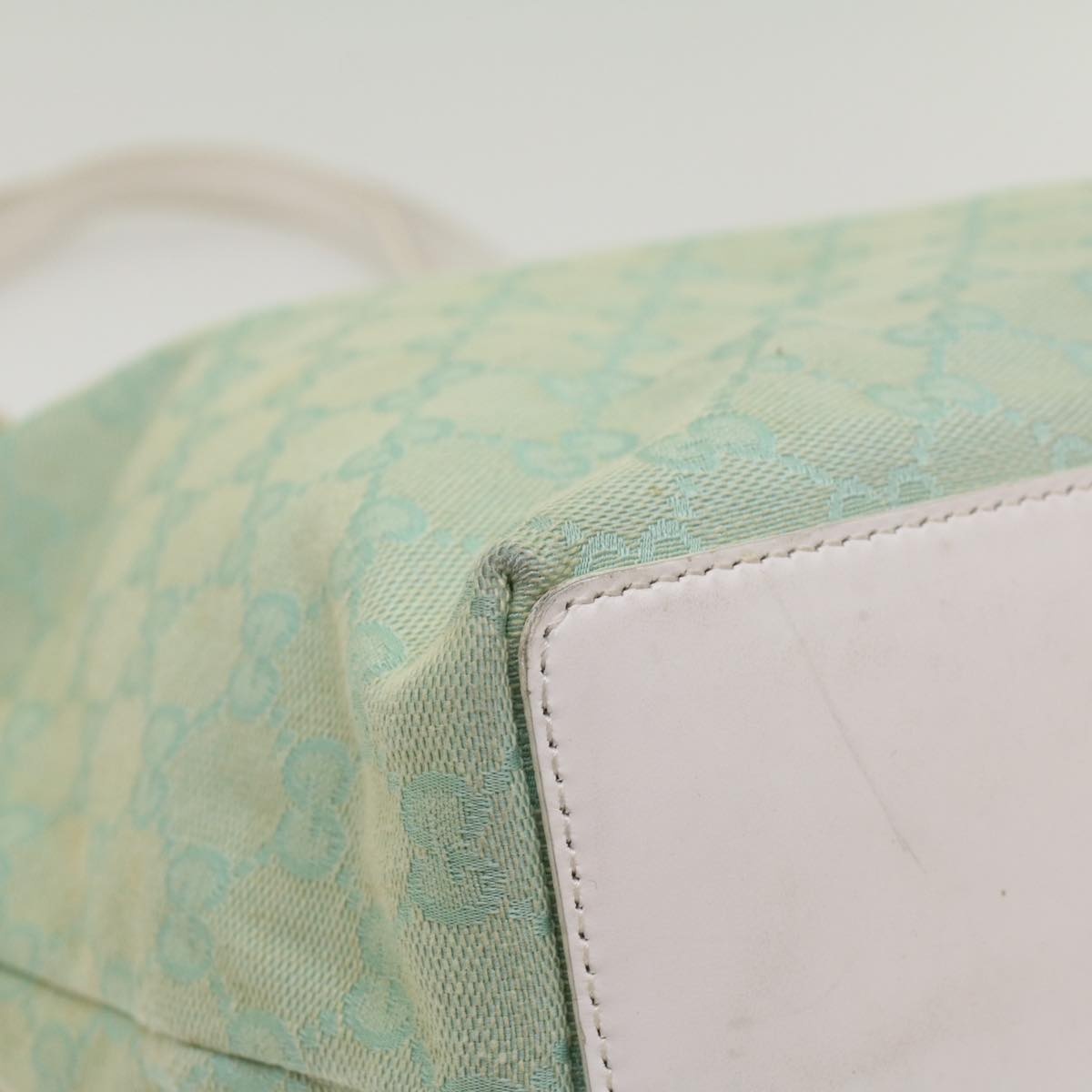 GUCCI GG Canvas Tote Bag Light Blue 002 002 - 14