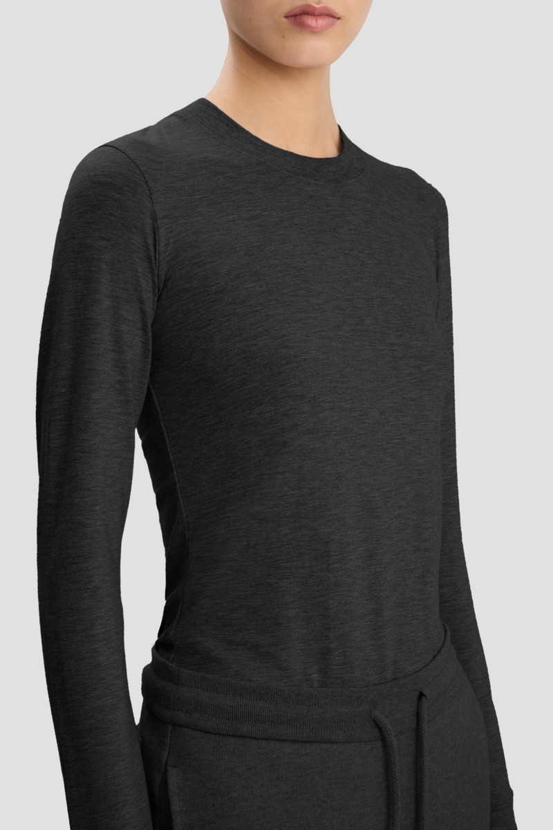 Long Sleeve T-Shirt In Black 4