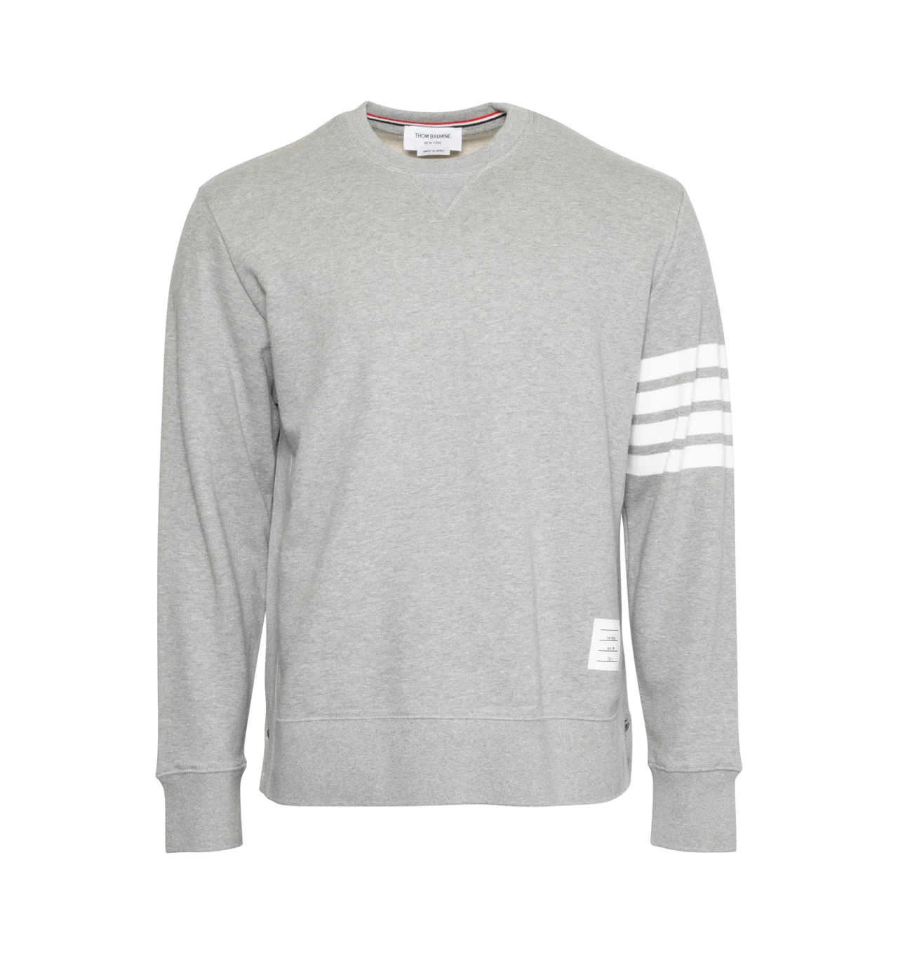 THOM BROWNE CLASSIC SWEATSHIRT GREY - 1