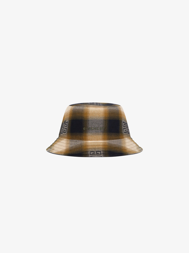 REVERSIBLE CHECKED 4G BUCKET HAT 1