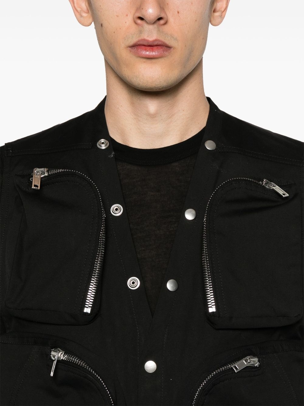 open-back cargo gilet - 5