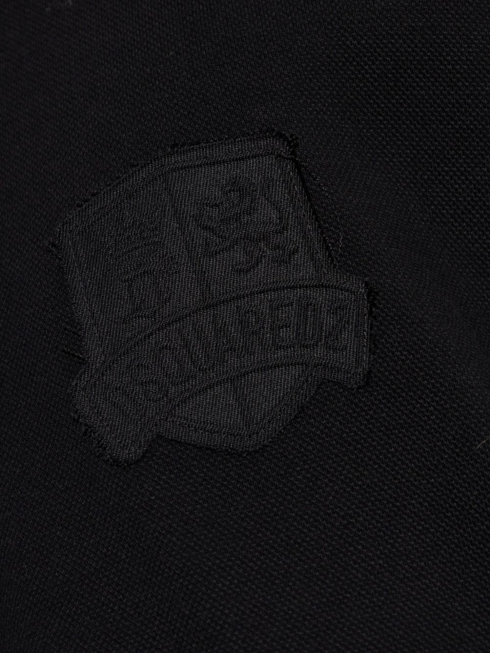 embroidered-badge cotton T-shirt - 5