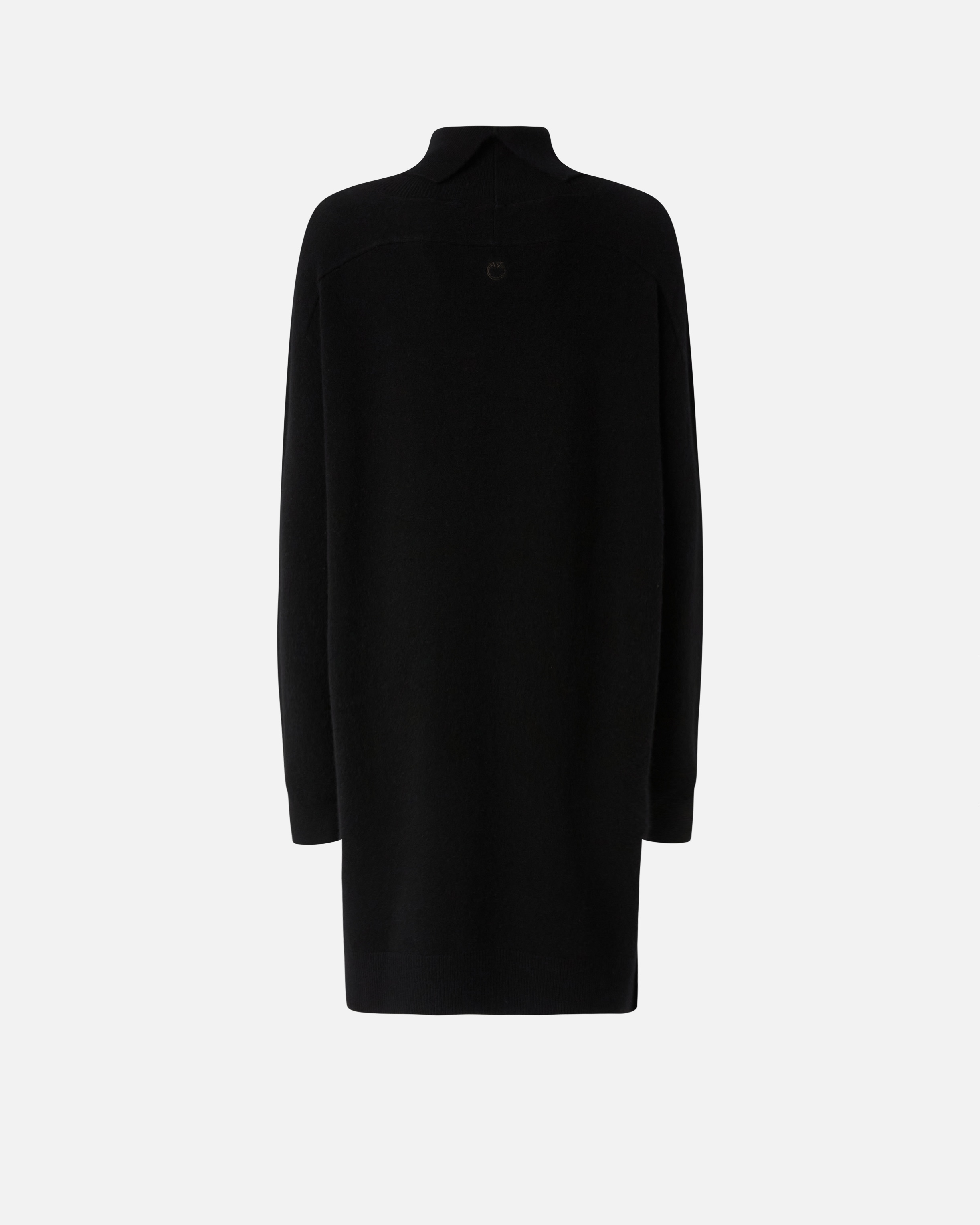 CASHMERE-BLEND TURTLENECK DRESS WITH FRONT SLIT - 6
