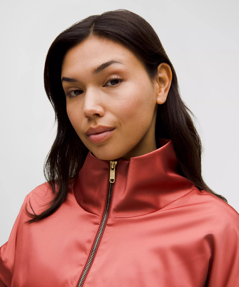 Lunar New Year Satin Balloon-Sleeve Jacket 4