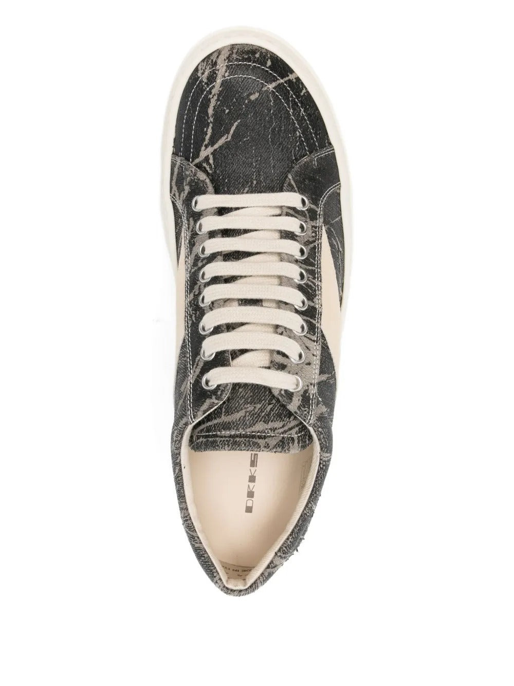 RICK OWENS DRKSHDW - Men Foil Denim Vintage Sneaks - 4