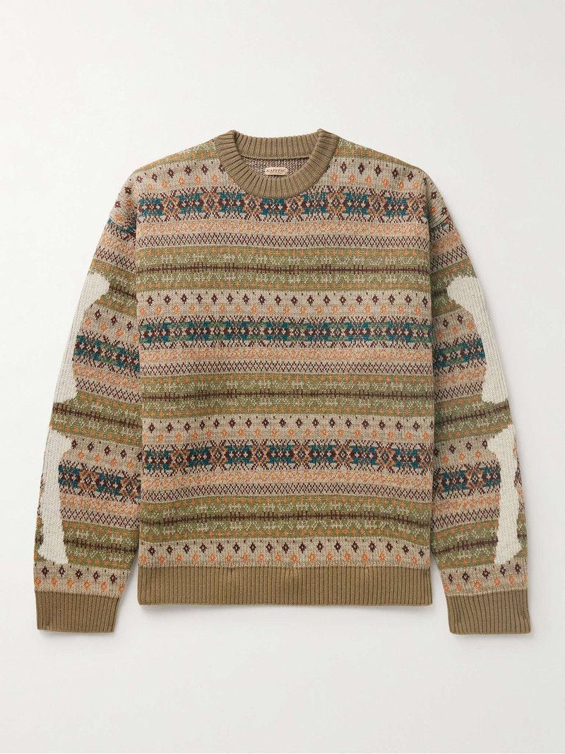 Fair Isle Wool-Blend Sweater 1