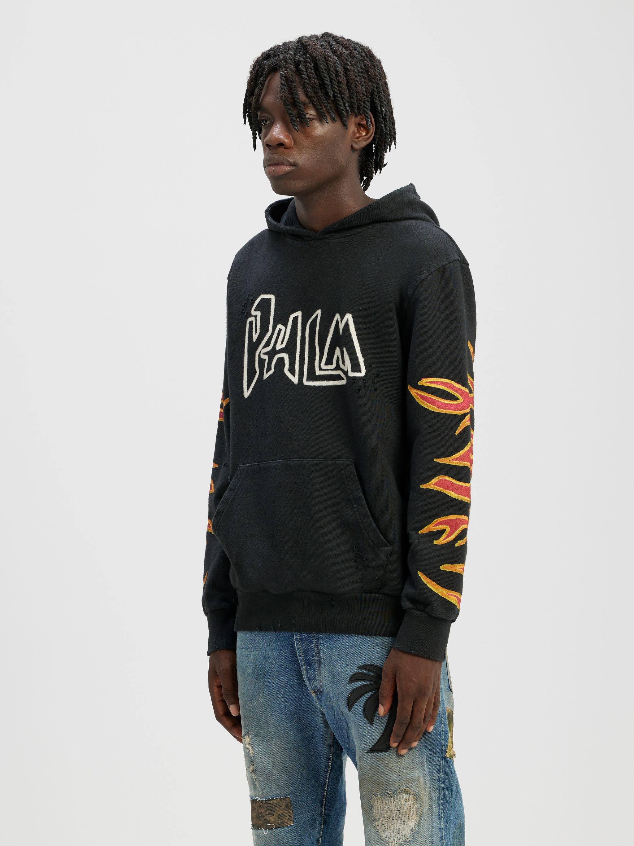 GRAFFITI FLAMES HOODIE - 4