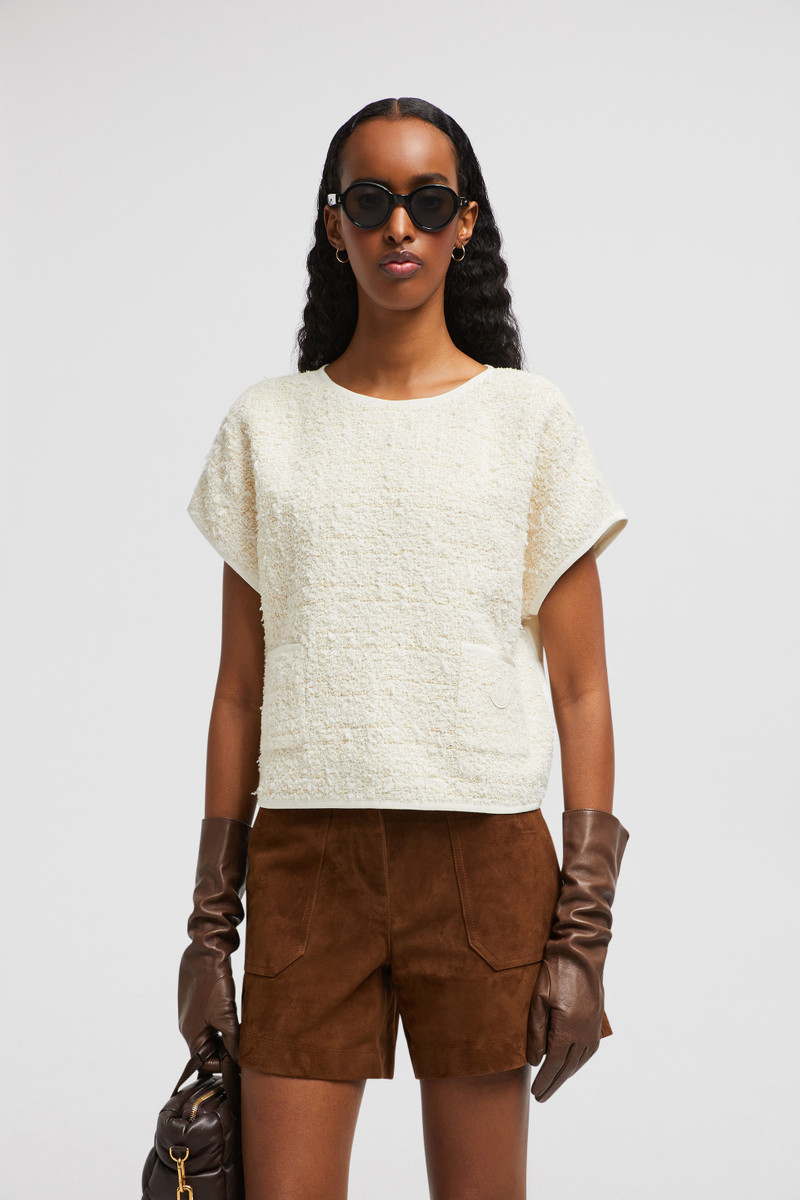 Moncler Silk & Tweed Top outlook