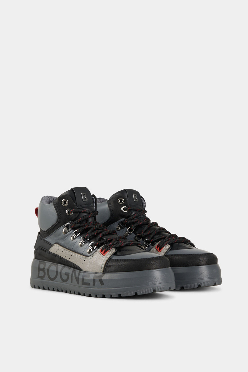 Antwerp High-top sneakers in Gray/Black 3