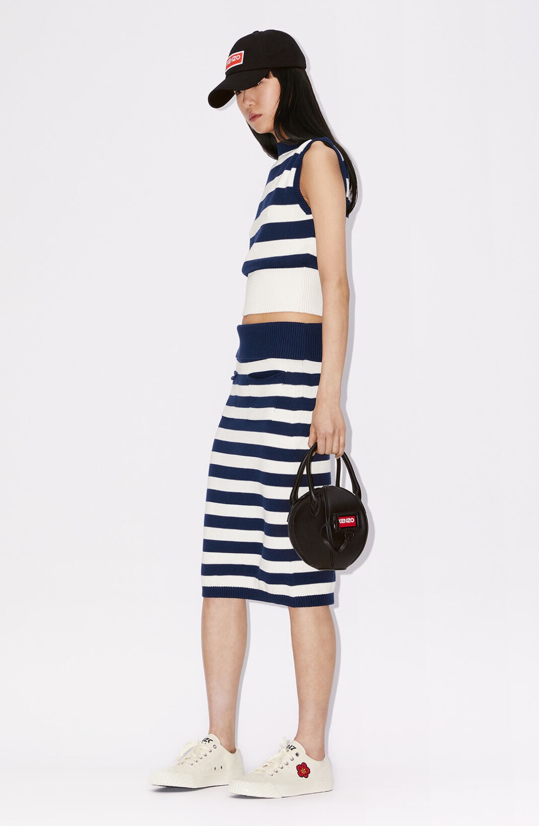 Striped midi skirt - 2