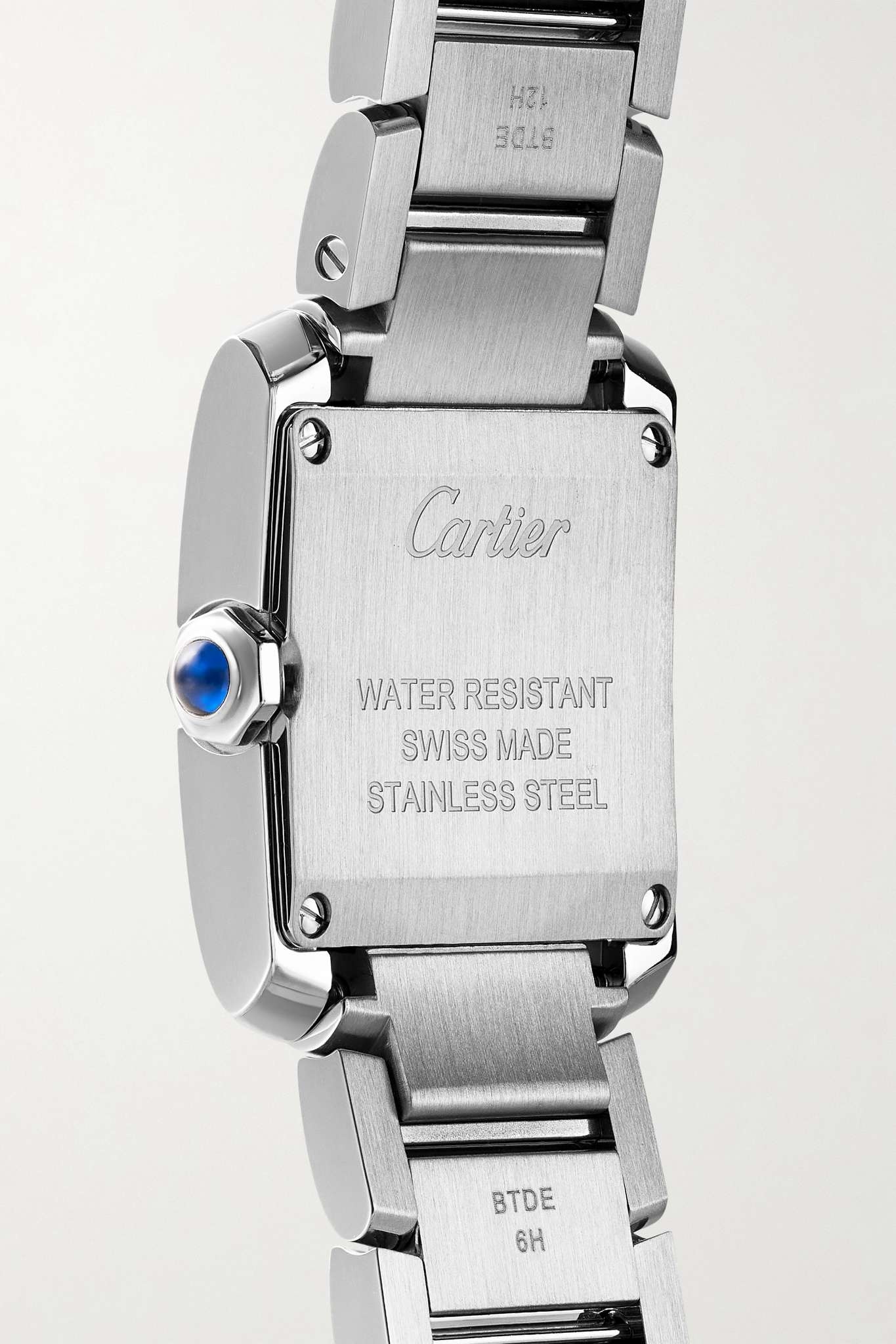 Tank Française 25mm small stainless steel diamond watch - 4