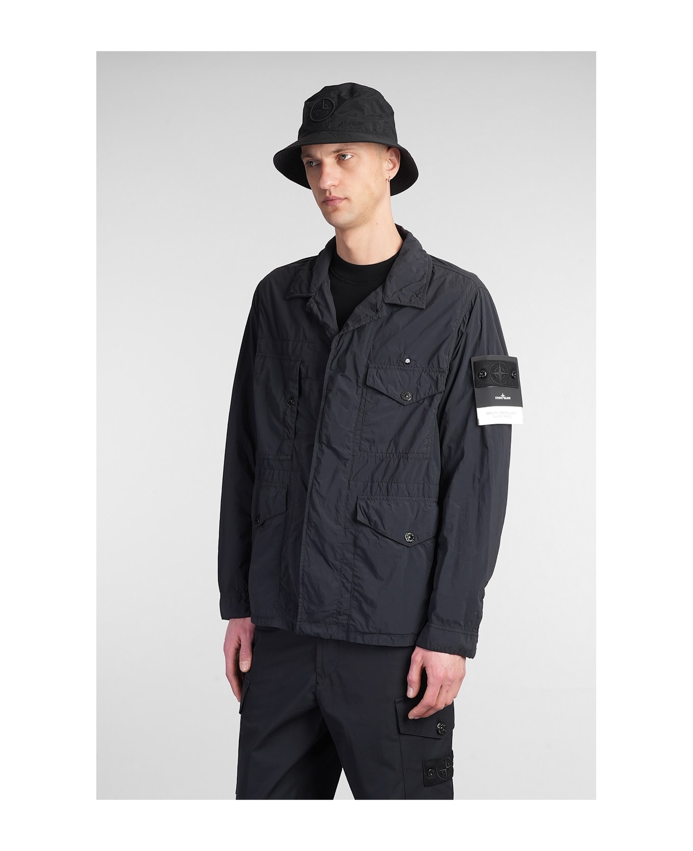 Casual Jacket In Black Polyamide - 4