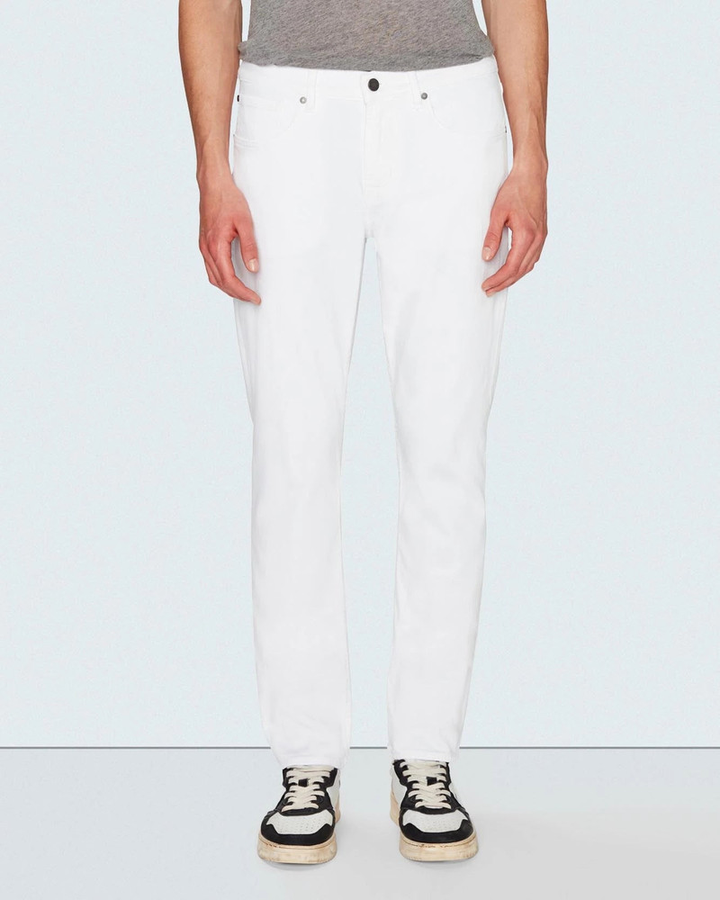 7 For All Mankind Luxe Performance Slimmy Tapered in White outlook