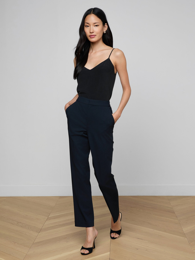 L'AGENCE Rebel Pinstriped Trouser outlook