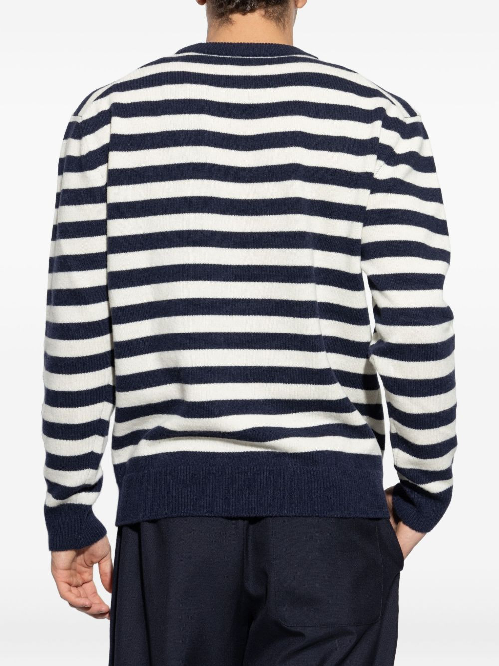 striped wool sweater - 4