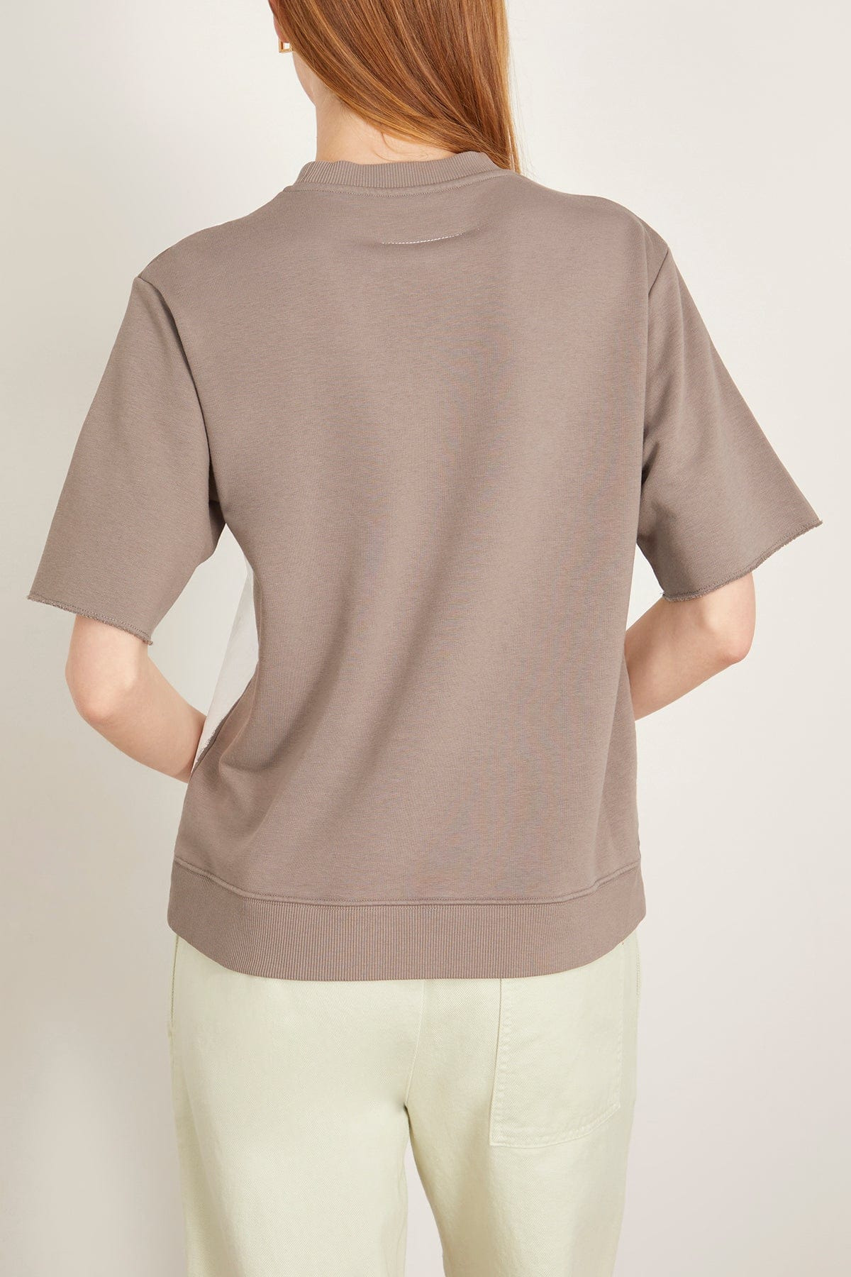 Sweatshirt in Taupe - 6
