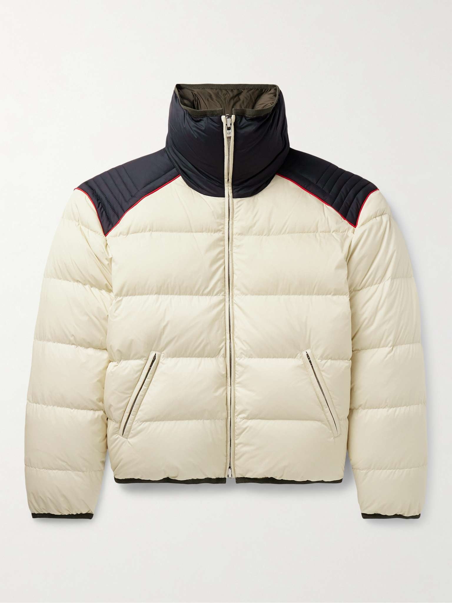 Slim-Fit Reversible Quilted Shell Down Jacket - 1