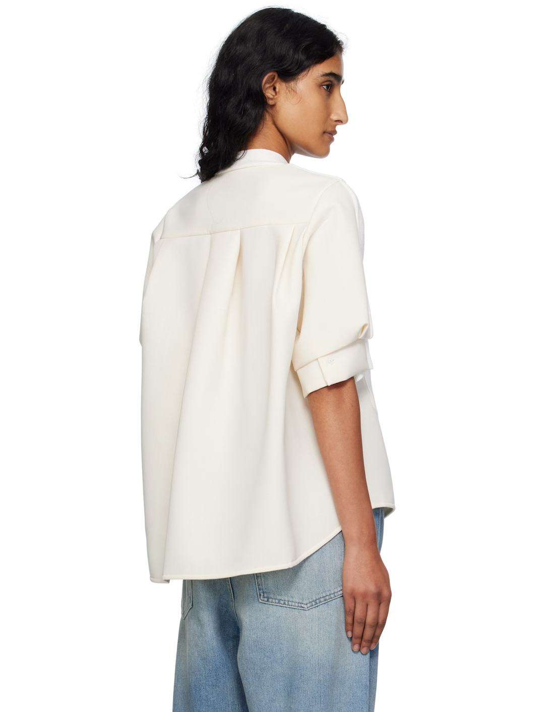 Off-White Suiting Mix Knit Cardigan - 3