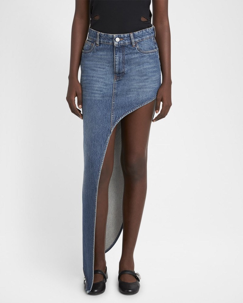 COPERNI One-Leg Maxi Denim Skirt outlook