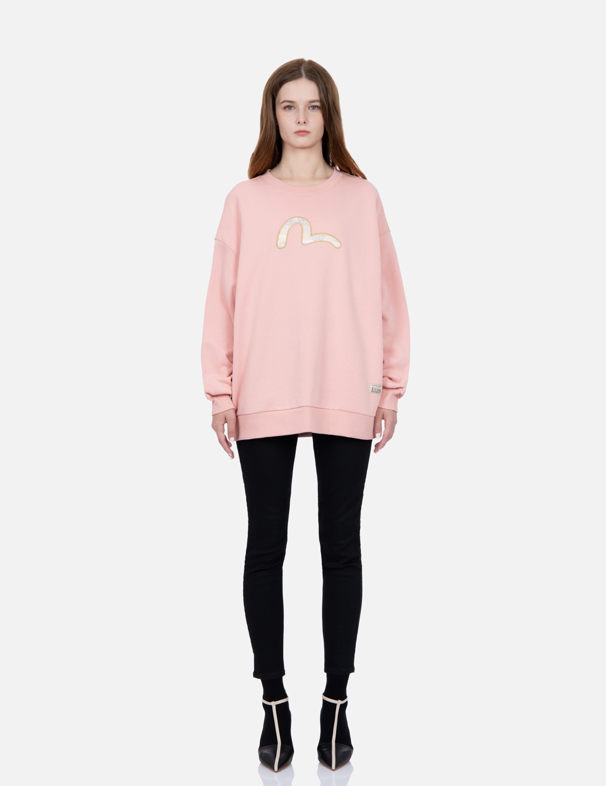 BROCADE SEAGULL APPLIQUÉ SWEATSHIRT - 5