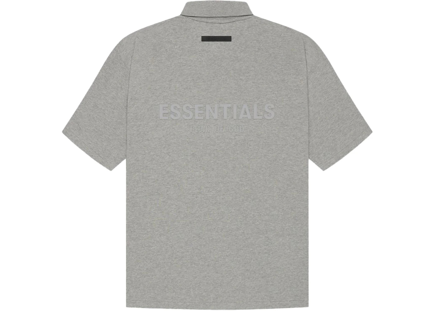 Fear of God Essentials Polo Dark Heather Oatmeal - 2