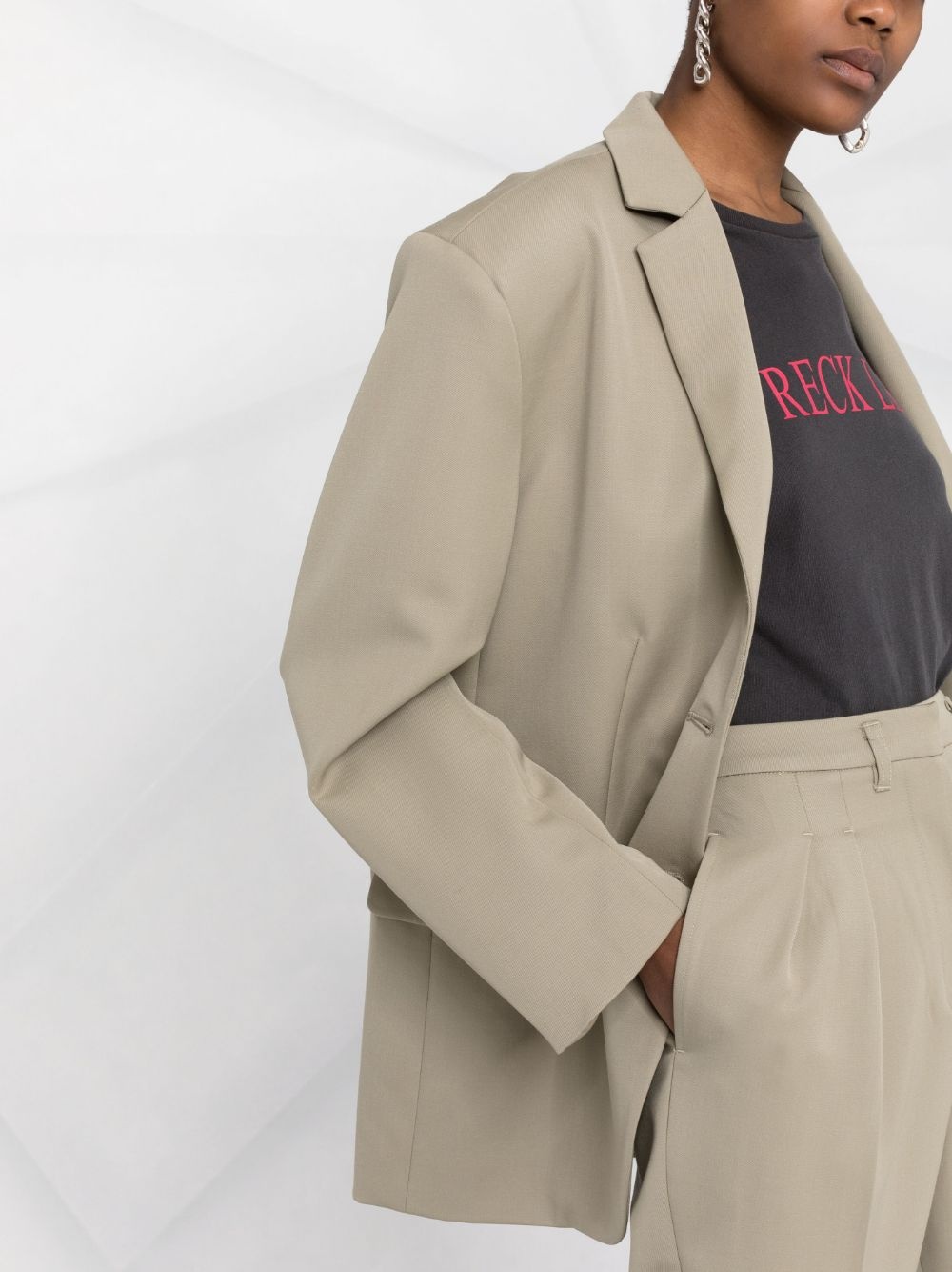 Quinn wool oversize blazer - 3
