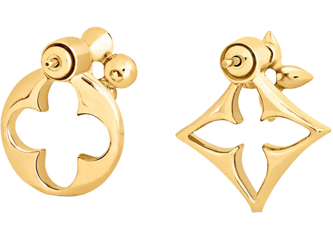 Louis Vuitton LV Flowergram Earrings Gold - 2