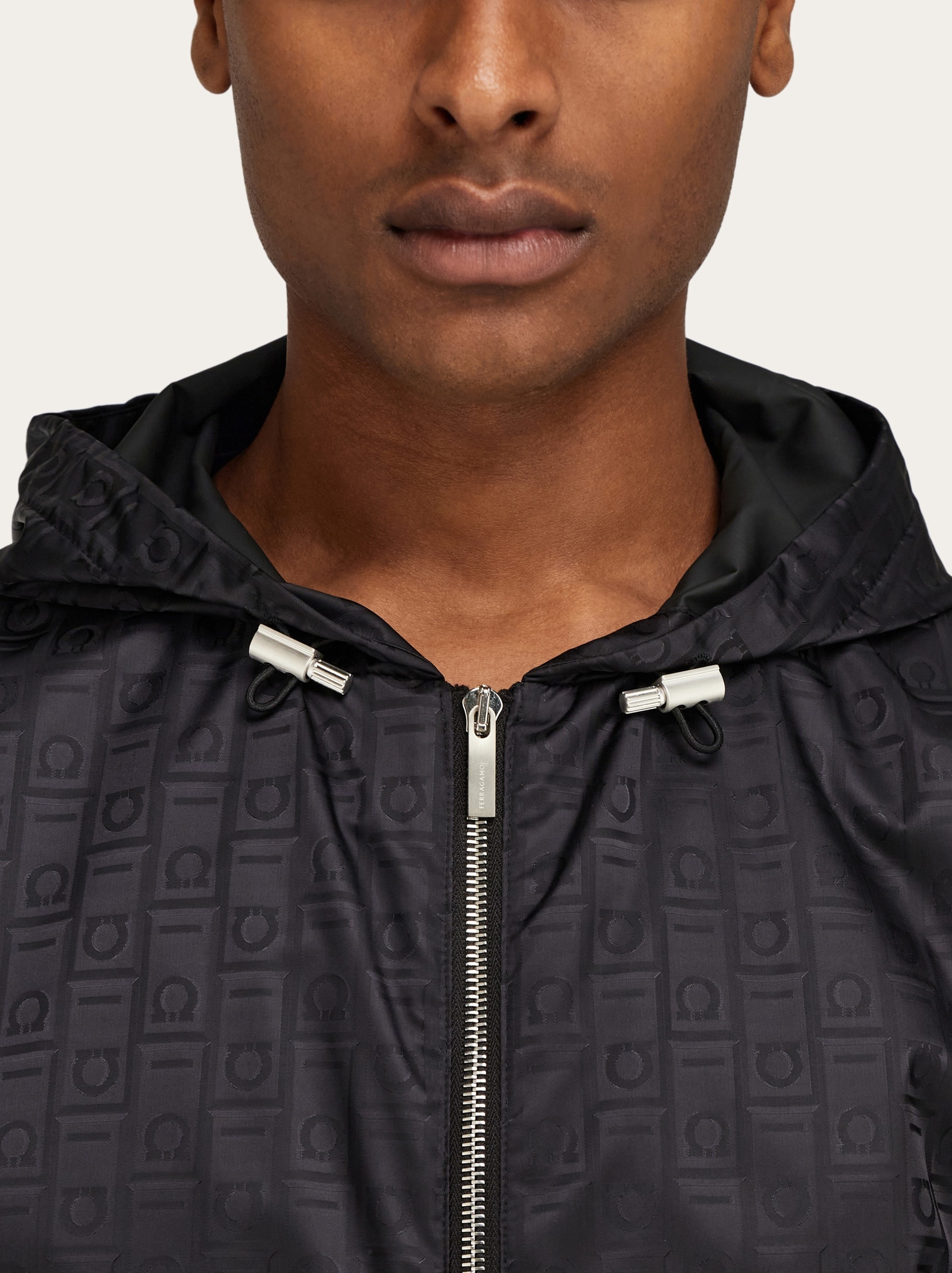 Windbreaker with Ferragamo Monogram - 4