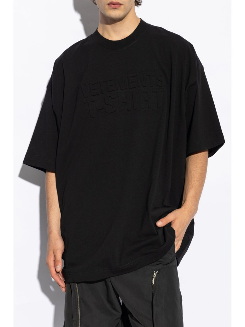 logo-embossed T-shirt 3