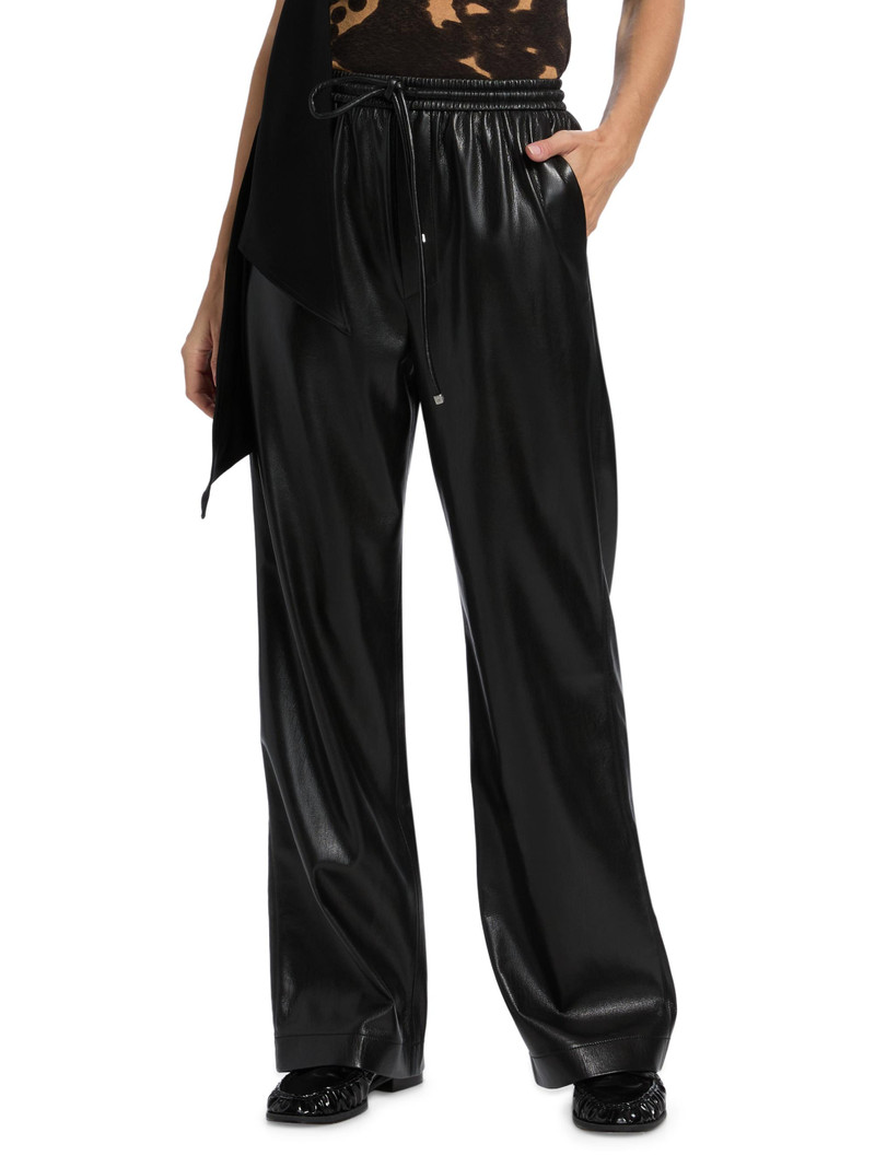 Women's Wardrobe Calie Faux-Leather Pants - Black 3