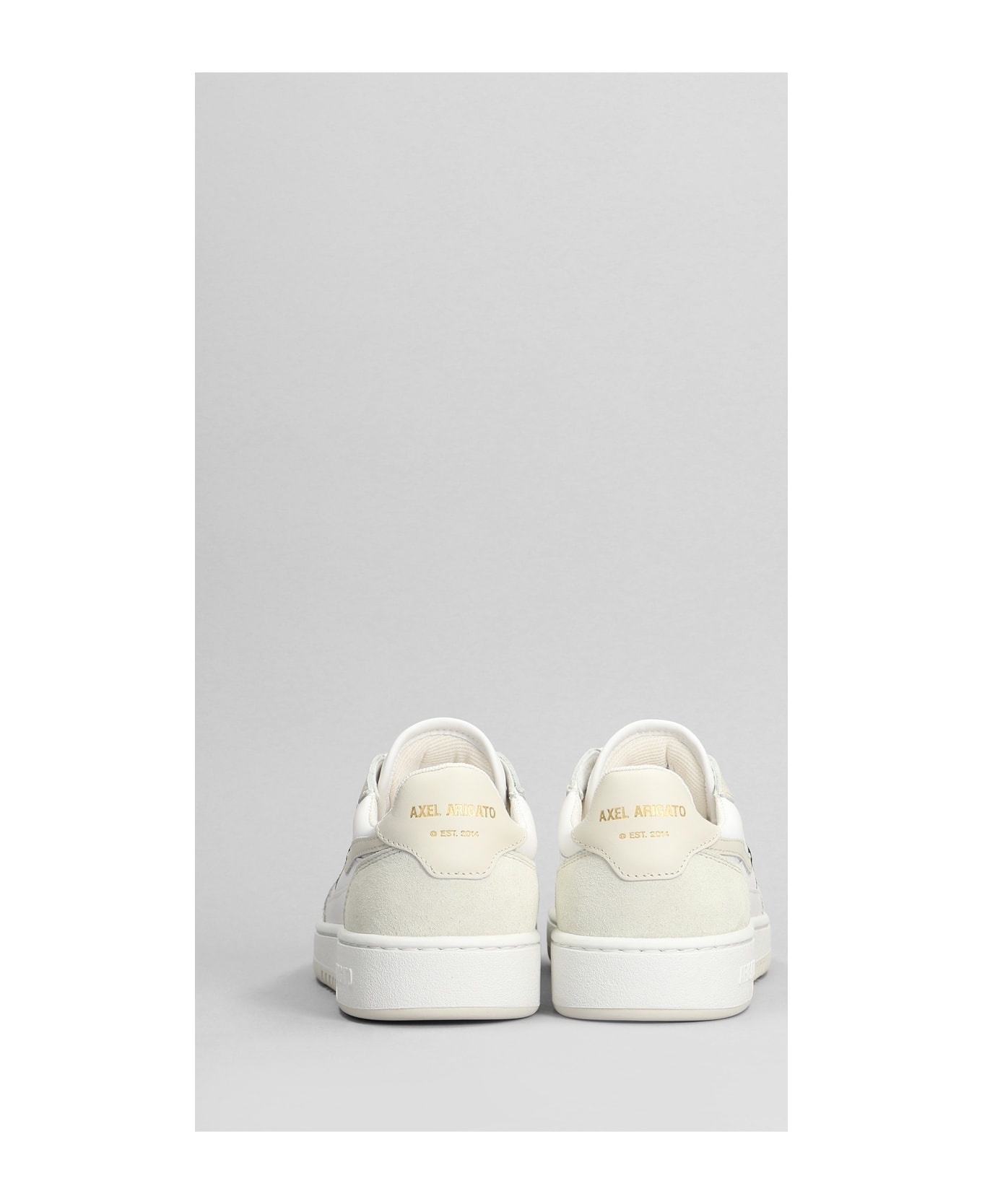 Dice Lo Bee Bird Sneakers In White Leather - 4