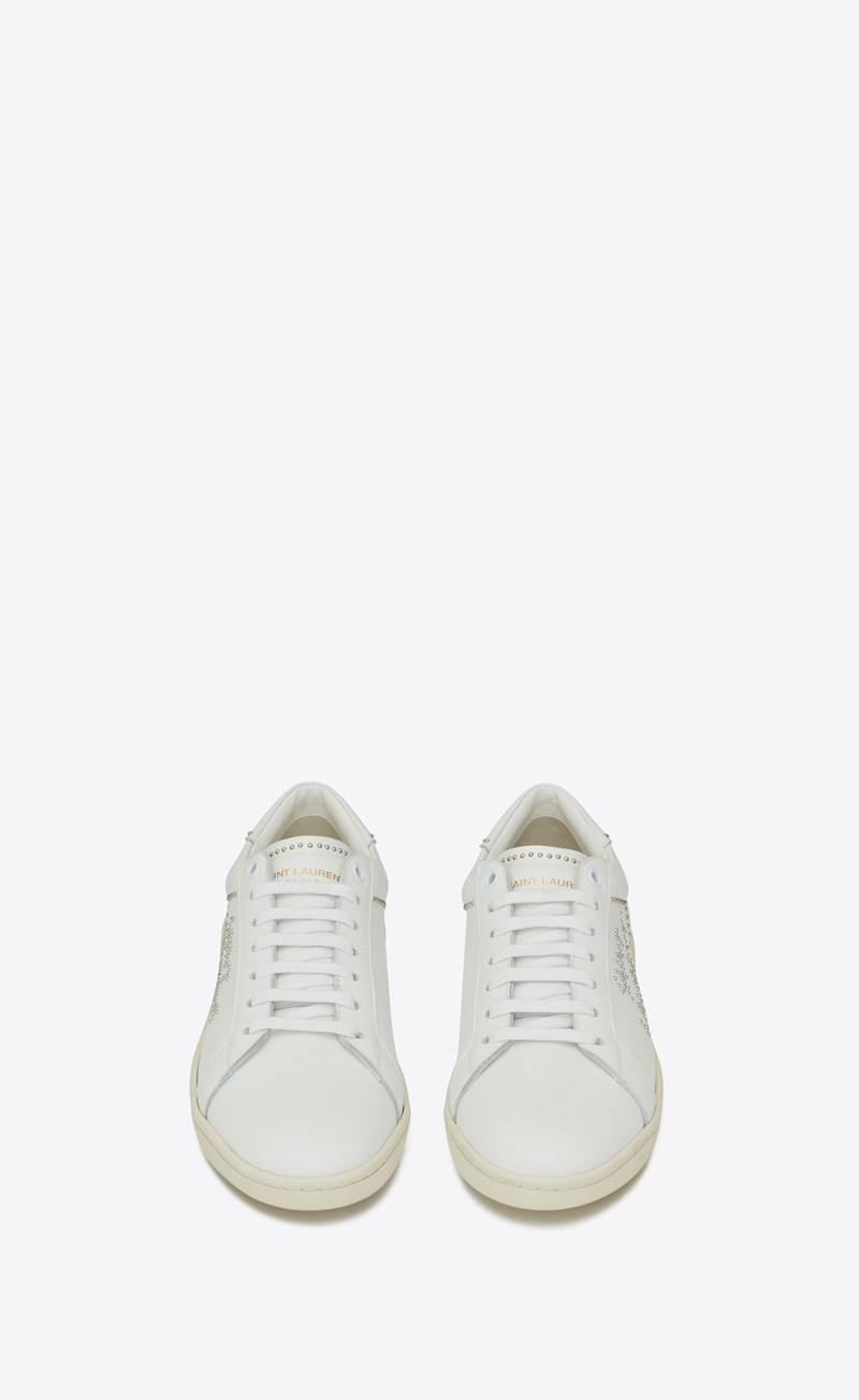 SAINT LAURENT sl/08 low-top sneakers in smooth leather outlook