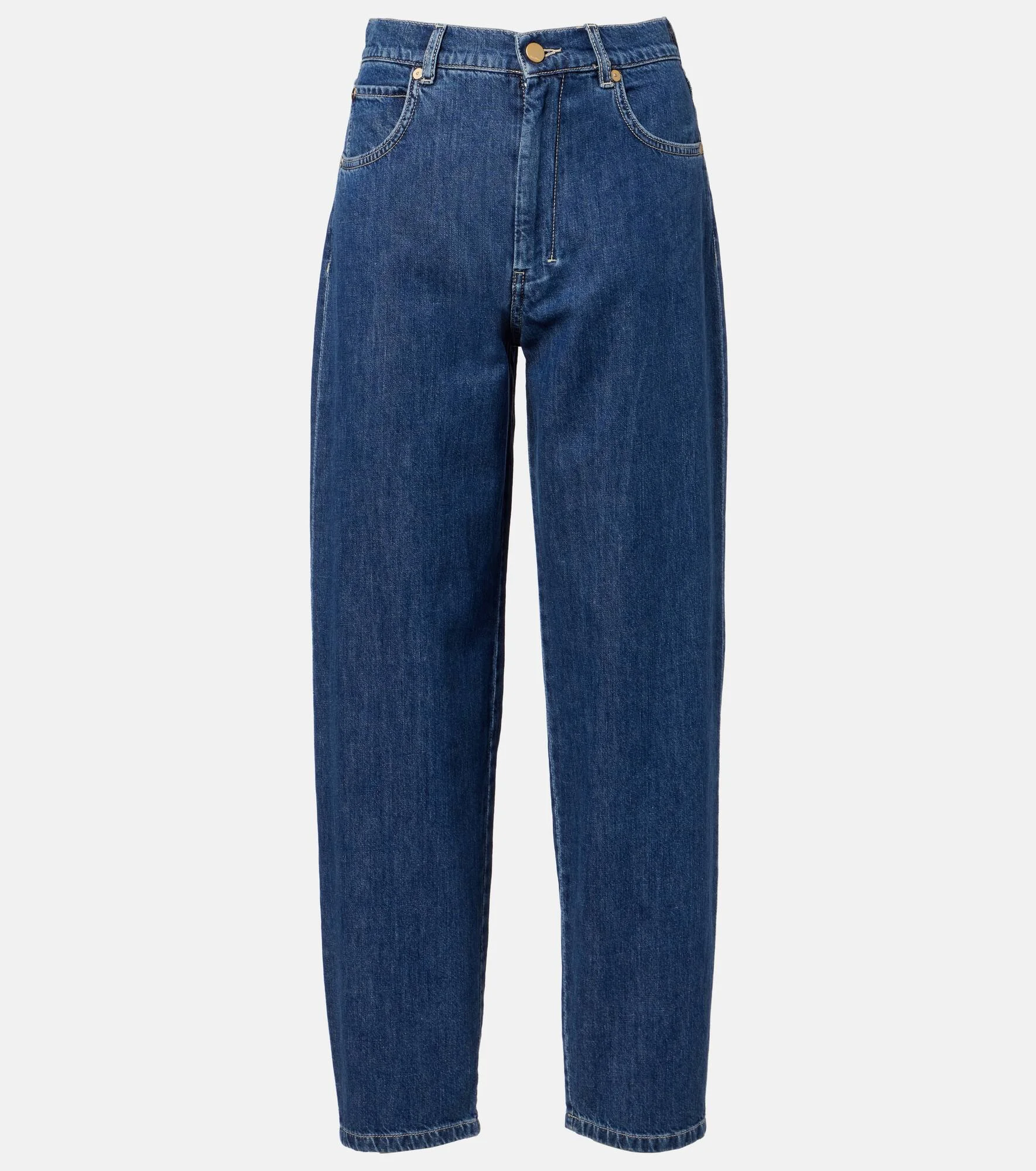 Masia high-rise barrel-leg jeans - 1