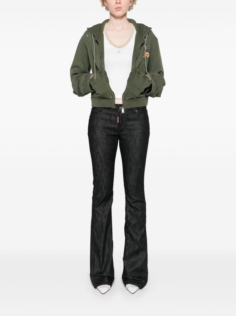 DSQUARED2 mid-rise flared jeans outlook