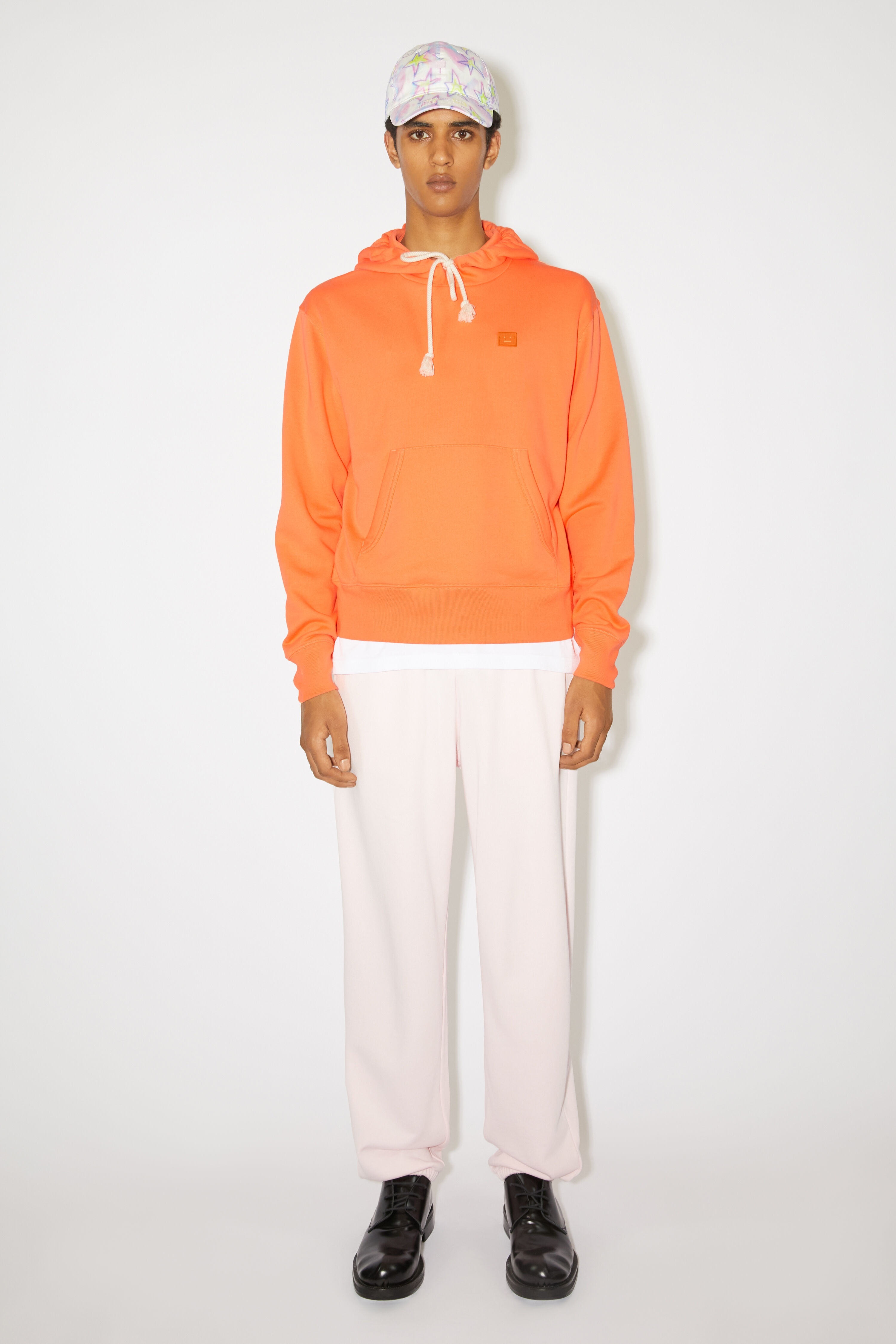 Hooded sweatshirt - Regular fit - Mandarin orange - 2