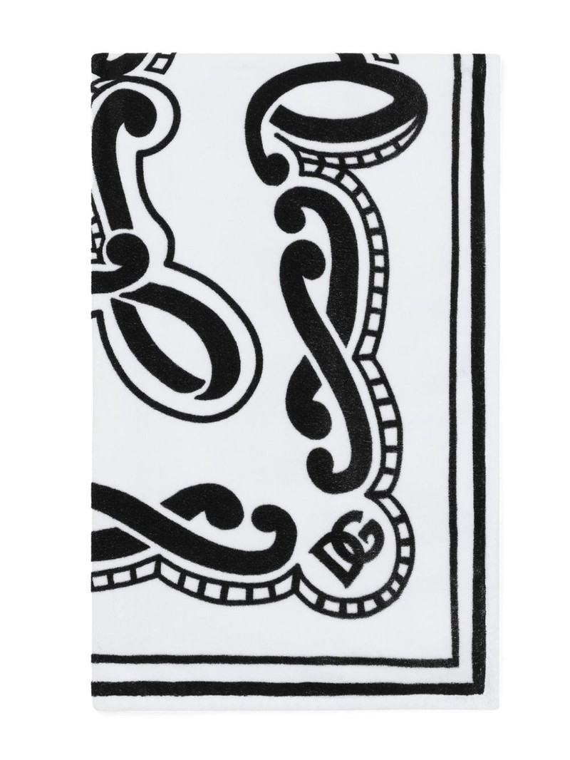 Dolce & Gabbana bandana-print beach towel outlook