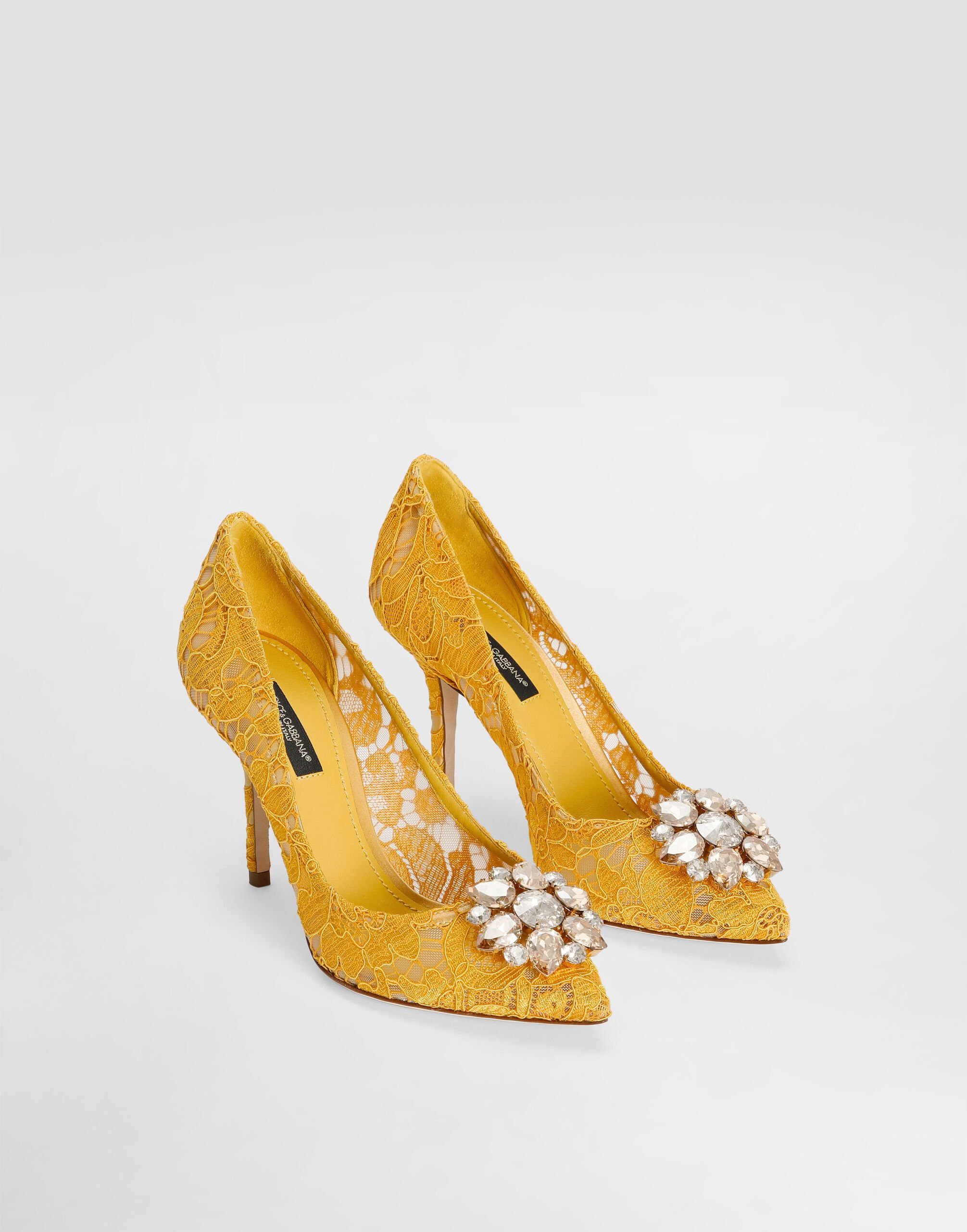 Pump in Taormina lace with crystals - 2