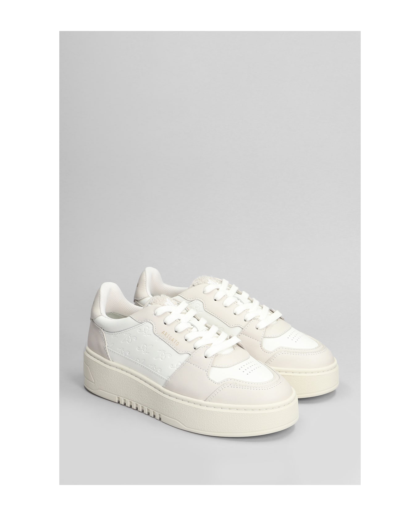 Orbit Neo Sneakers In Grey Leather - 2
