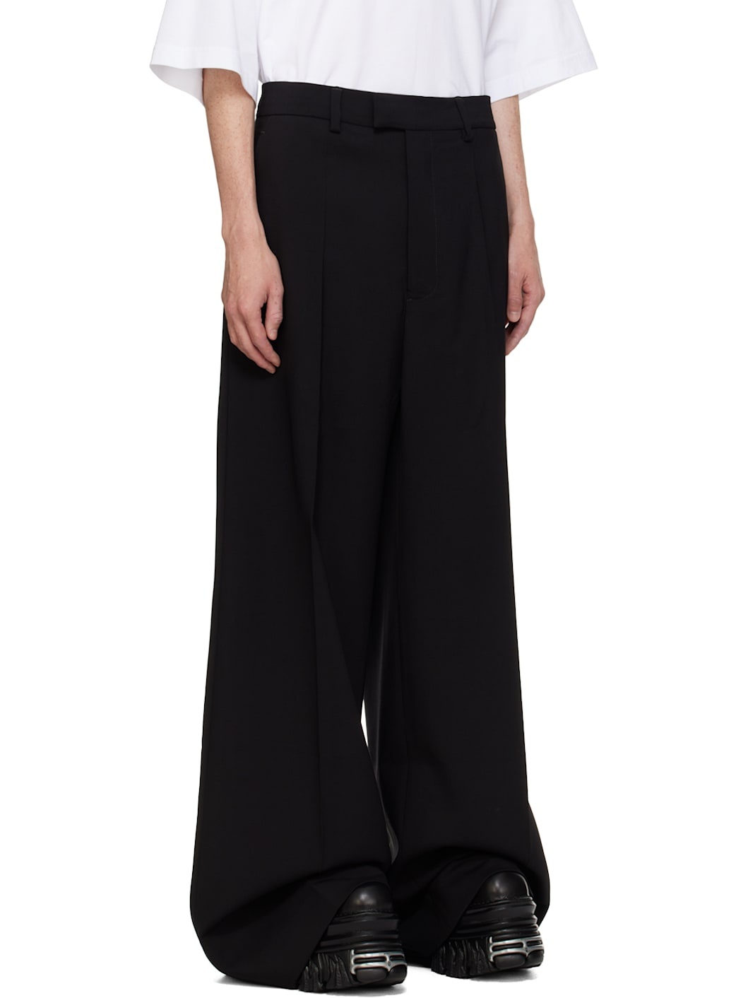 Black Tailored Trousers - 2