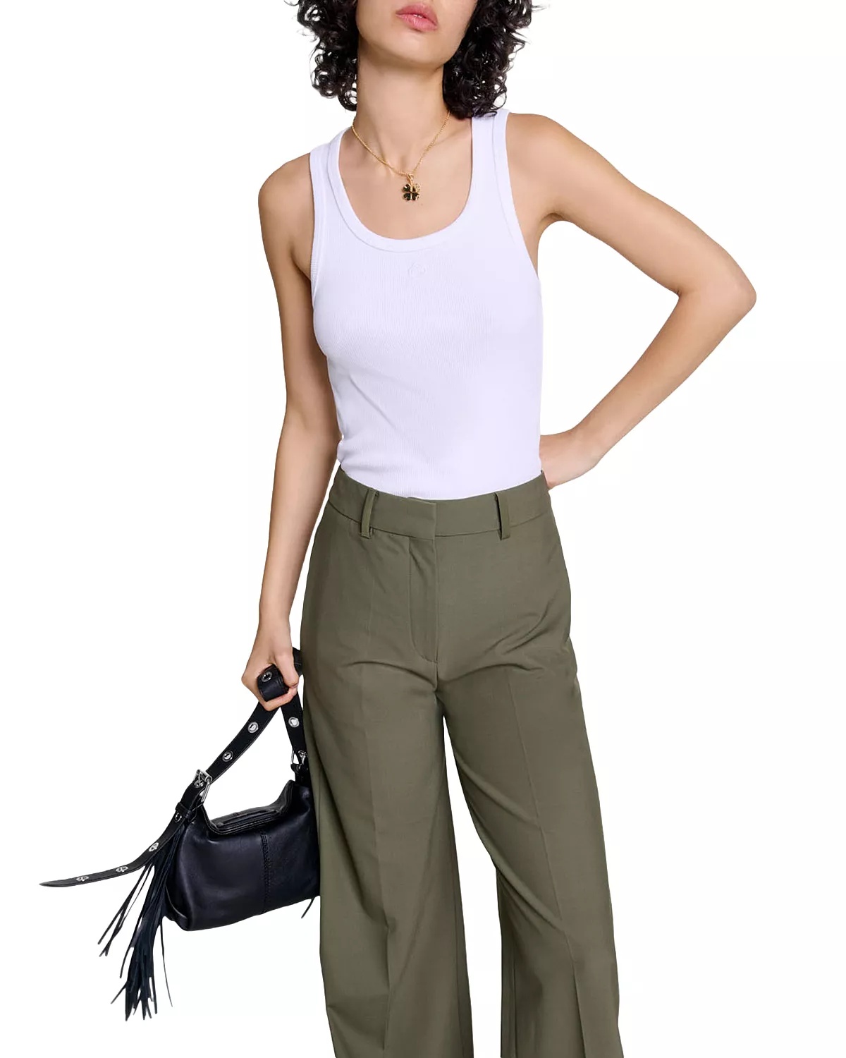 Wide Leg Trousers - 6