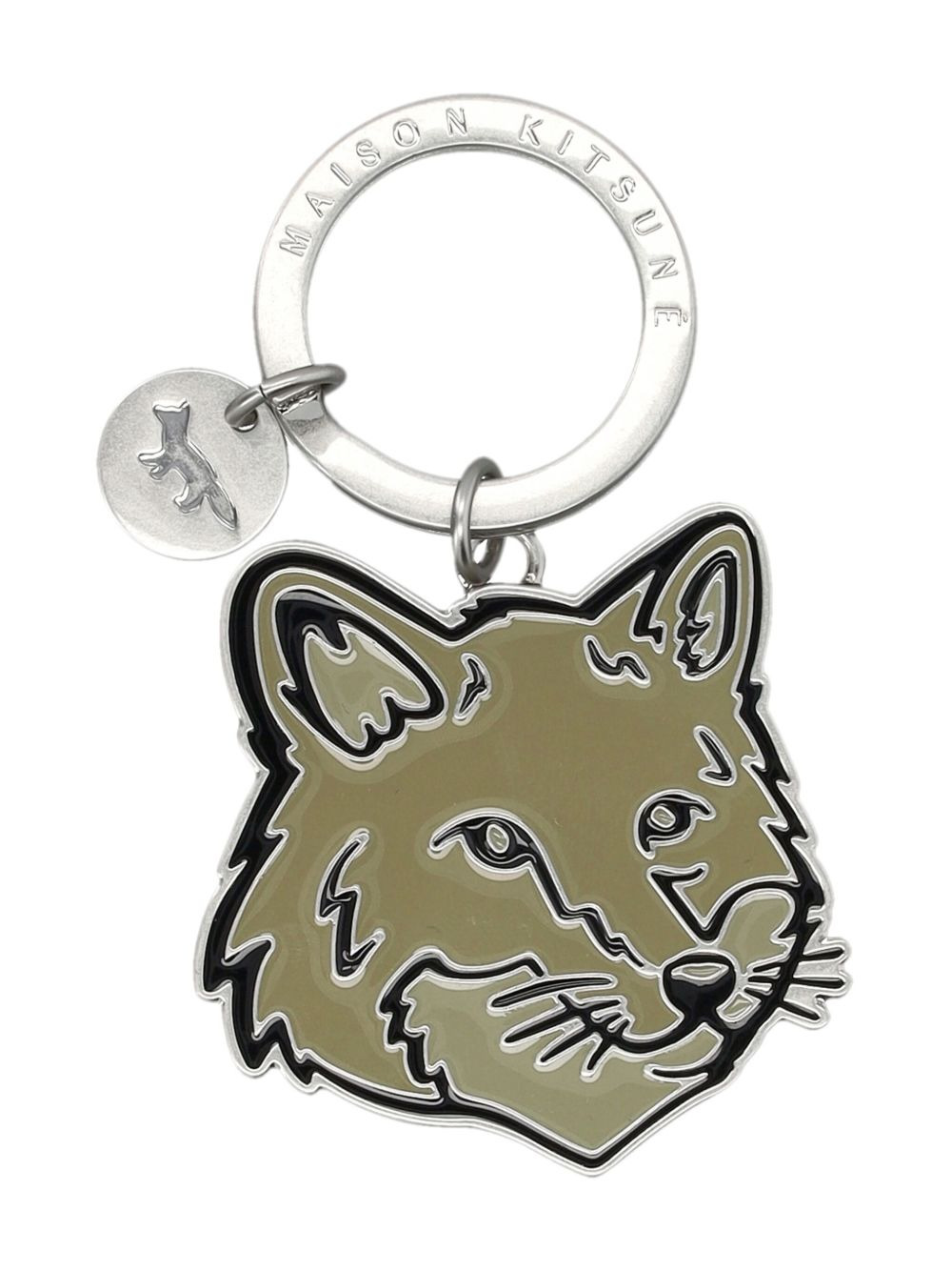 Bold Fox Head Keyring - 4