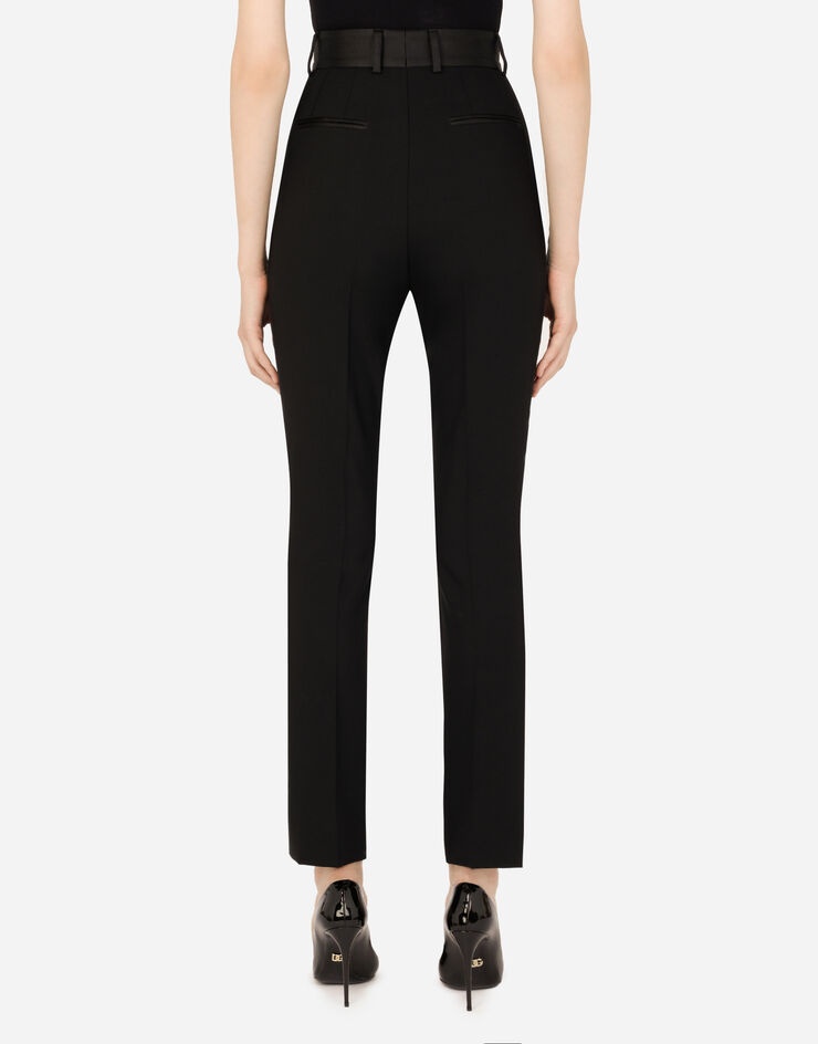 Woolen tuxedo pants - 2