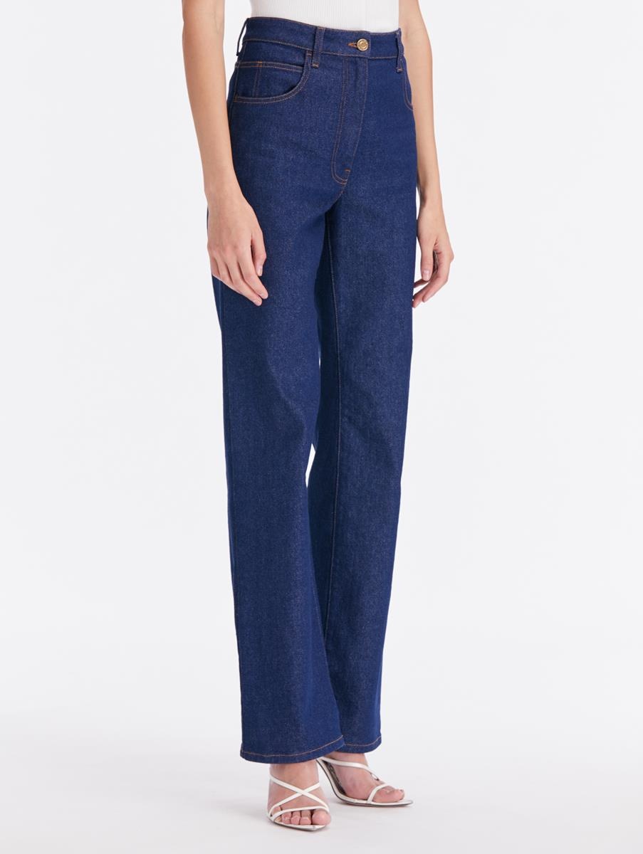 STRAIGHT LEG DENIM JEANS - 3