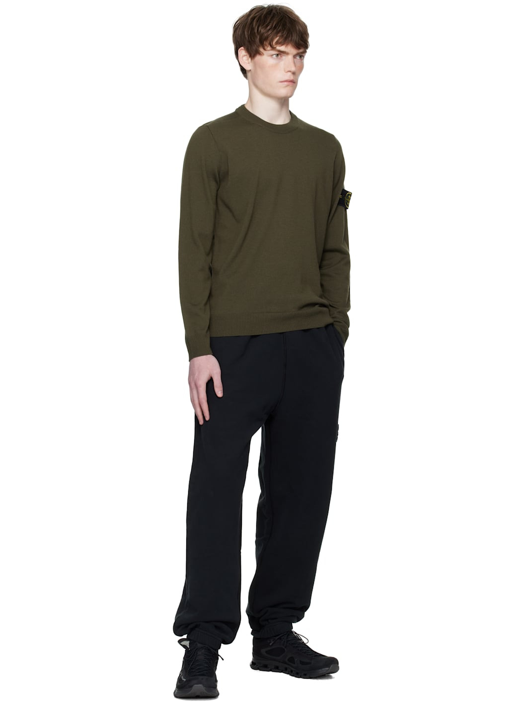 Black 6200004 Brushed Organic Cotton Fleece Sweatpants - 5