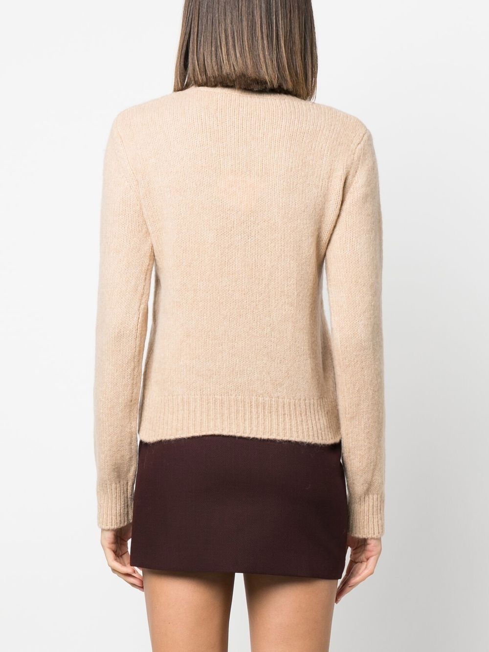 crew-neck long-sleeve jumper - 4