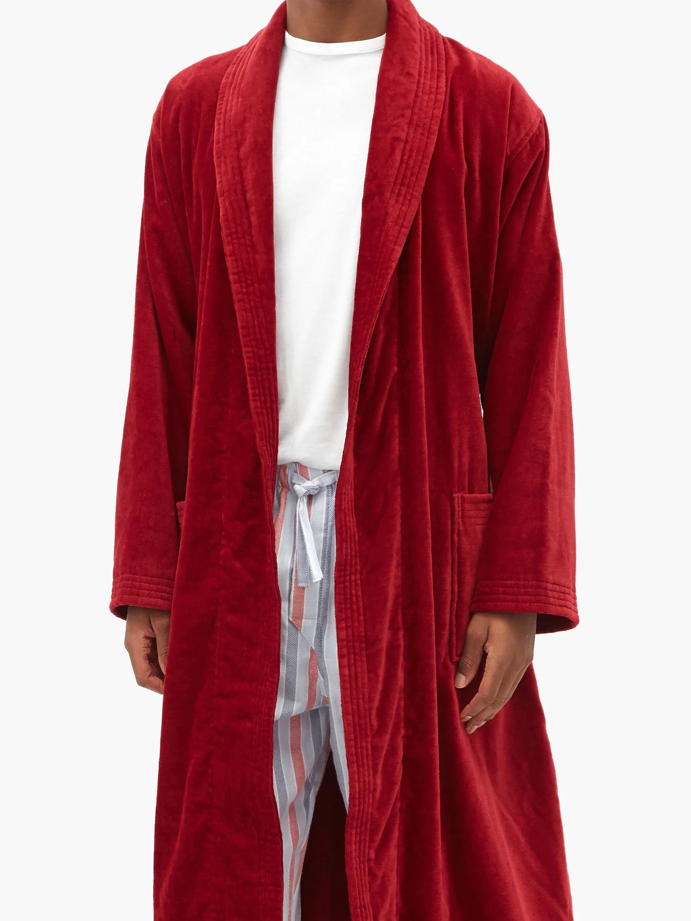 Triton cotton-velour bathrobe - 6