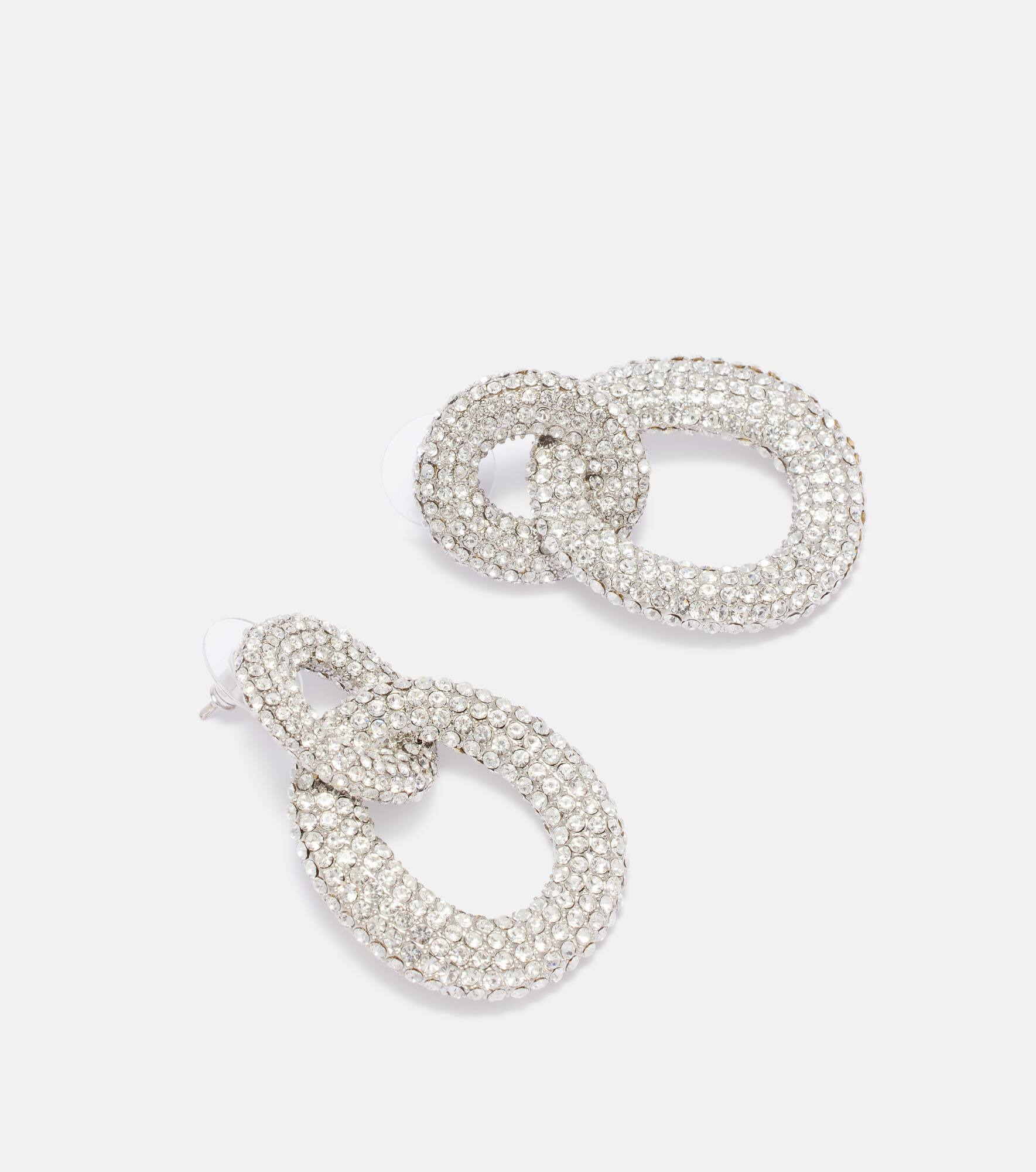 Crystal-embellished drop earrings - 4