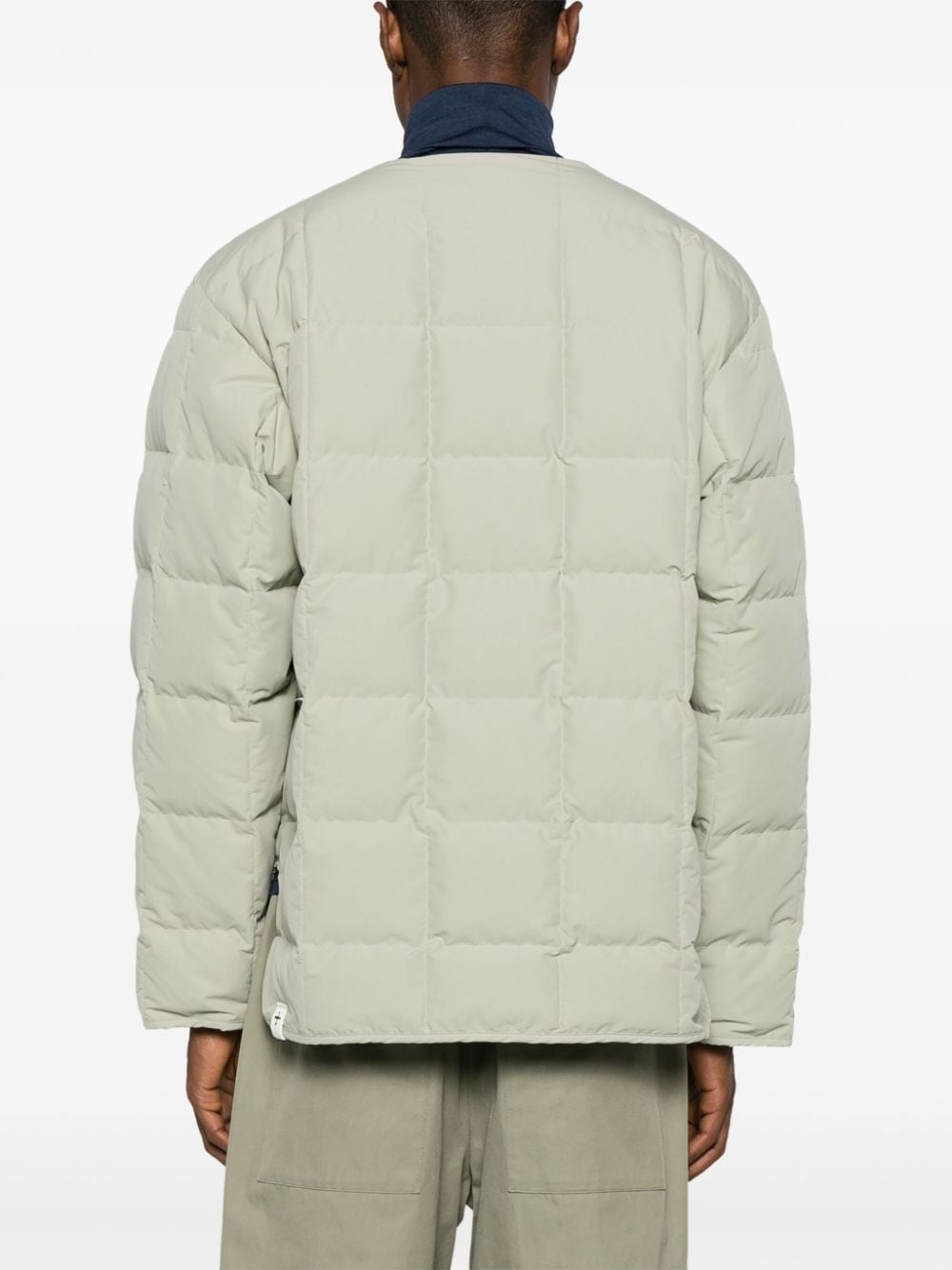 + round-neck quilted down packable jacket - 4