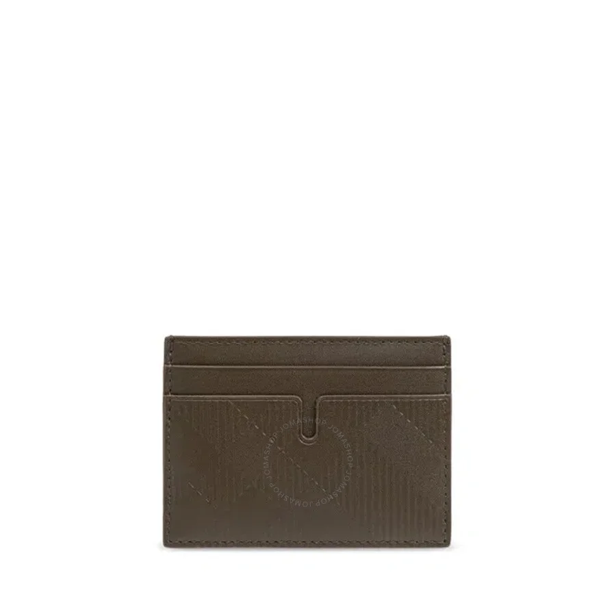 Burberry Sandon Check-Pattern Leather Card Holder - 1